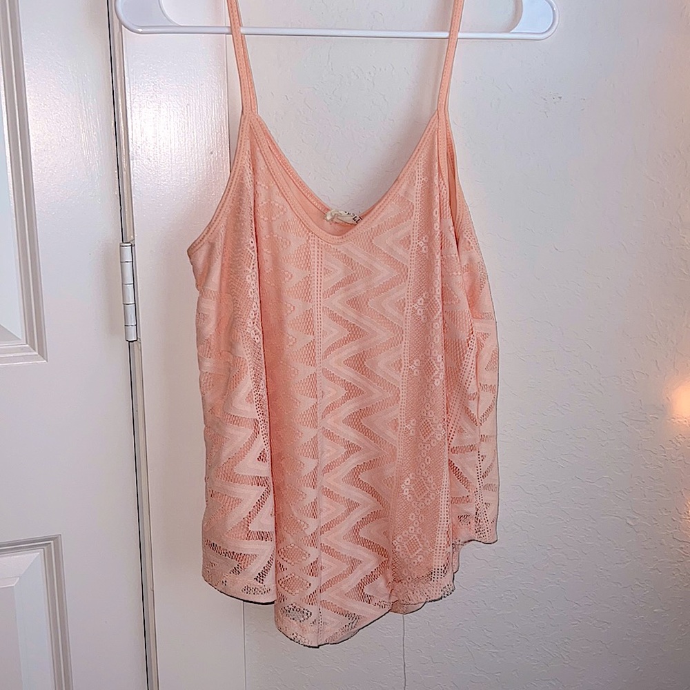 A blush pink juniors tank top!